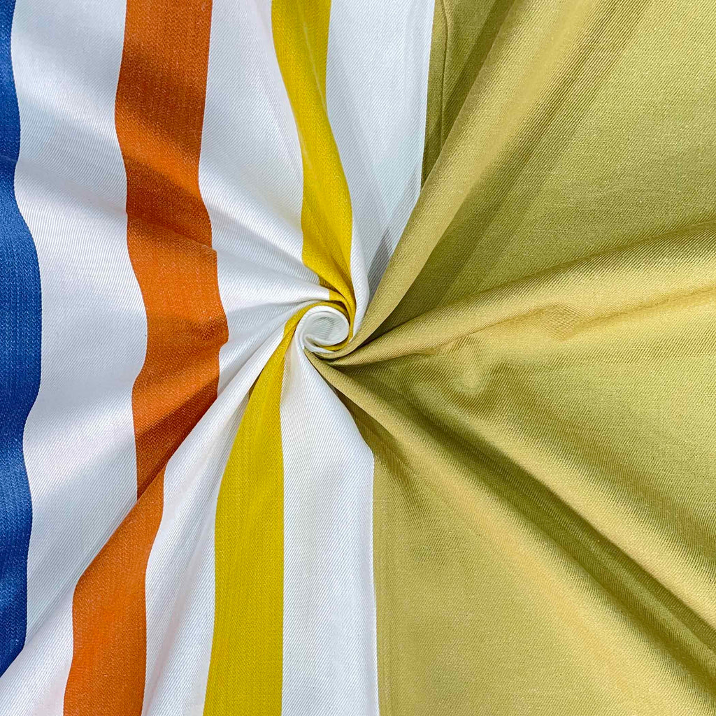 Spring Stripes - Yarn-Dyed Vibrant Super King Bedsheet (108x108 Inches)
