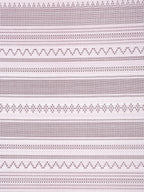 Soft Lavender Striped Super King Bedsheet with 2 Pillow Covers 200TC - Minimal & Elegant Design (108x108 inches)