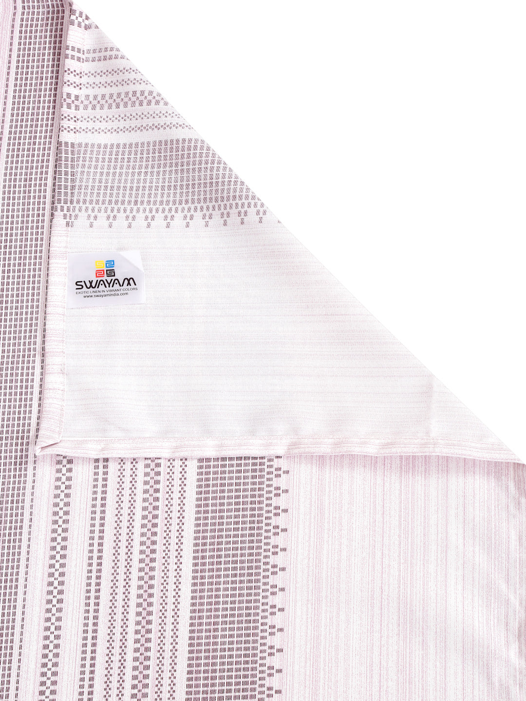 Soft Lavender Striped Super King Bedsheet with 2 Pillow Covers 200TC - Minimal & Elegant Design (108x108 inches)