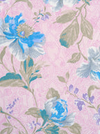 Floral Print 144 TC Super King Bedsheet (108 x 108) Inches With 2 Pillow Cover