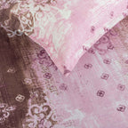 Sunbeam Texture - Golden Hues 160TC Cotton Super King Bedsheet (108x108 Inches)