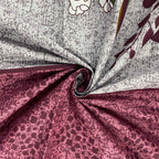 Lavender Charm - 160TC Pure Cotton Super King Bedsheet (108x108 Inches)