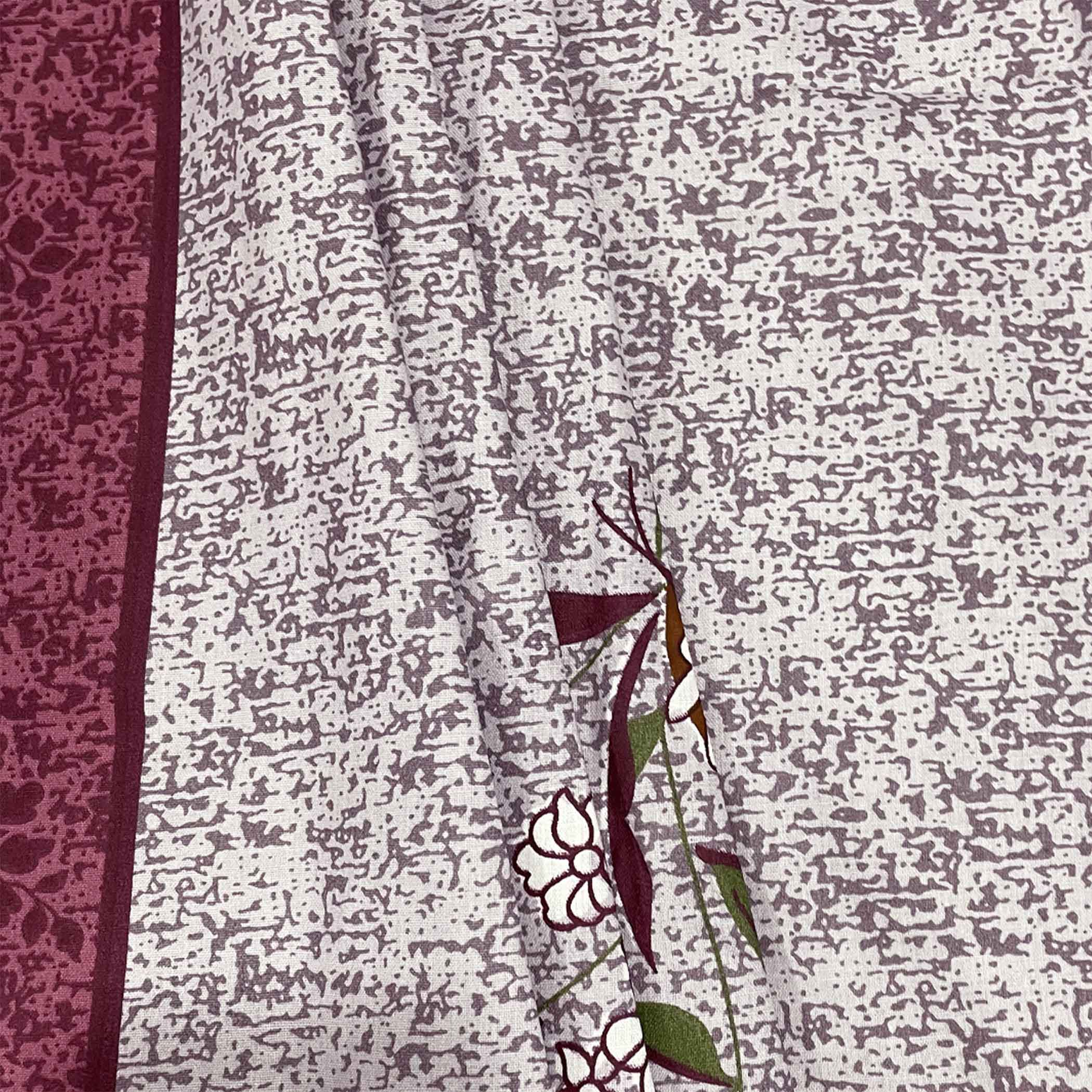 Lavender Charm - 160TC Pure Cotton Super King Bedsheet (108x108 Inches)