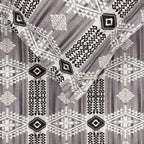 Purple Aztec - 160TC Pure Cotton Super King Bedsheet (108x108 Inches)