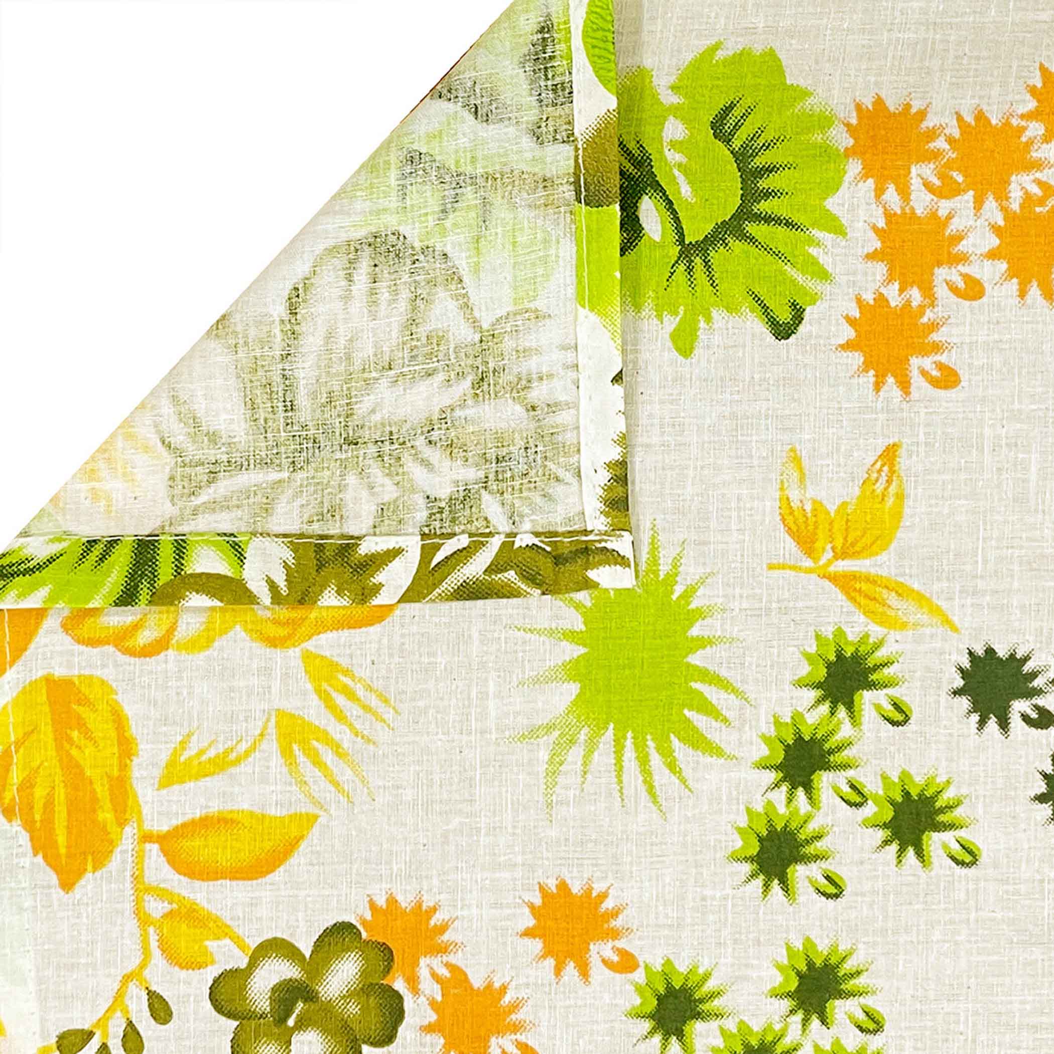 Green Meadow - 160TC Pure Cotton Single Fitted Bedsheet (36 x 90 x 10 Inches)