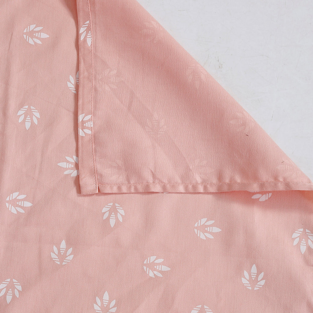 Blush Petal Charm Cotton Super King Bedsheet with 2 Pillow Covers 250TC - Soft Pastel Pink (108x108 inches)