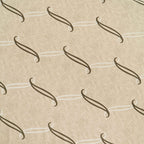 Cotton Super King Bedsheet with 2 Pillow Covers 250TC - Beige Geometric Pattern (108x108 inches)