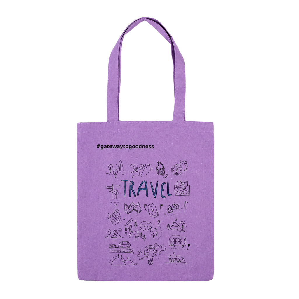 Travel Printed Tote Bag