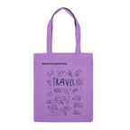 Travel Printed Tote Bag