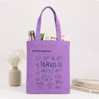 Travel Printed Tote Bag