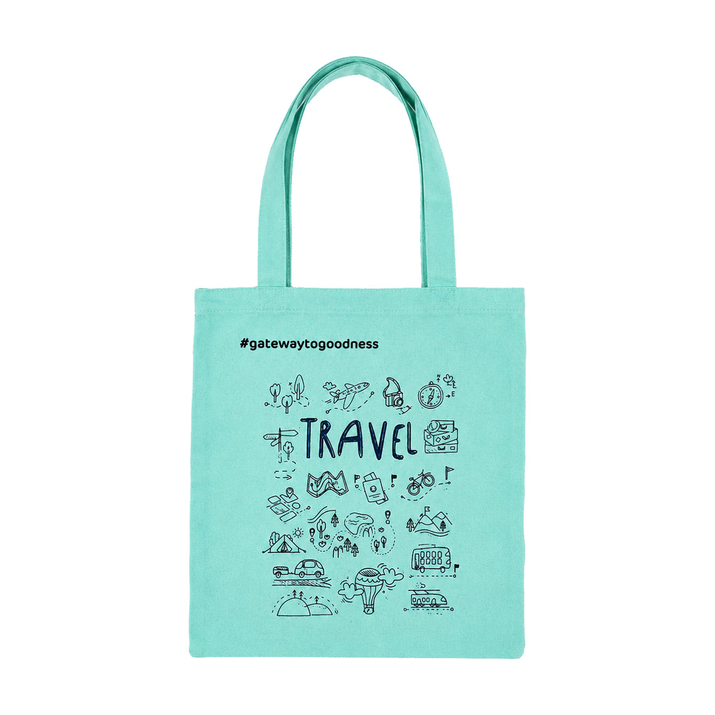 Travel Printed Tote Bag