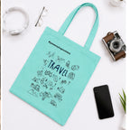 Travel Printed Tote Bag Combo Pack of 2