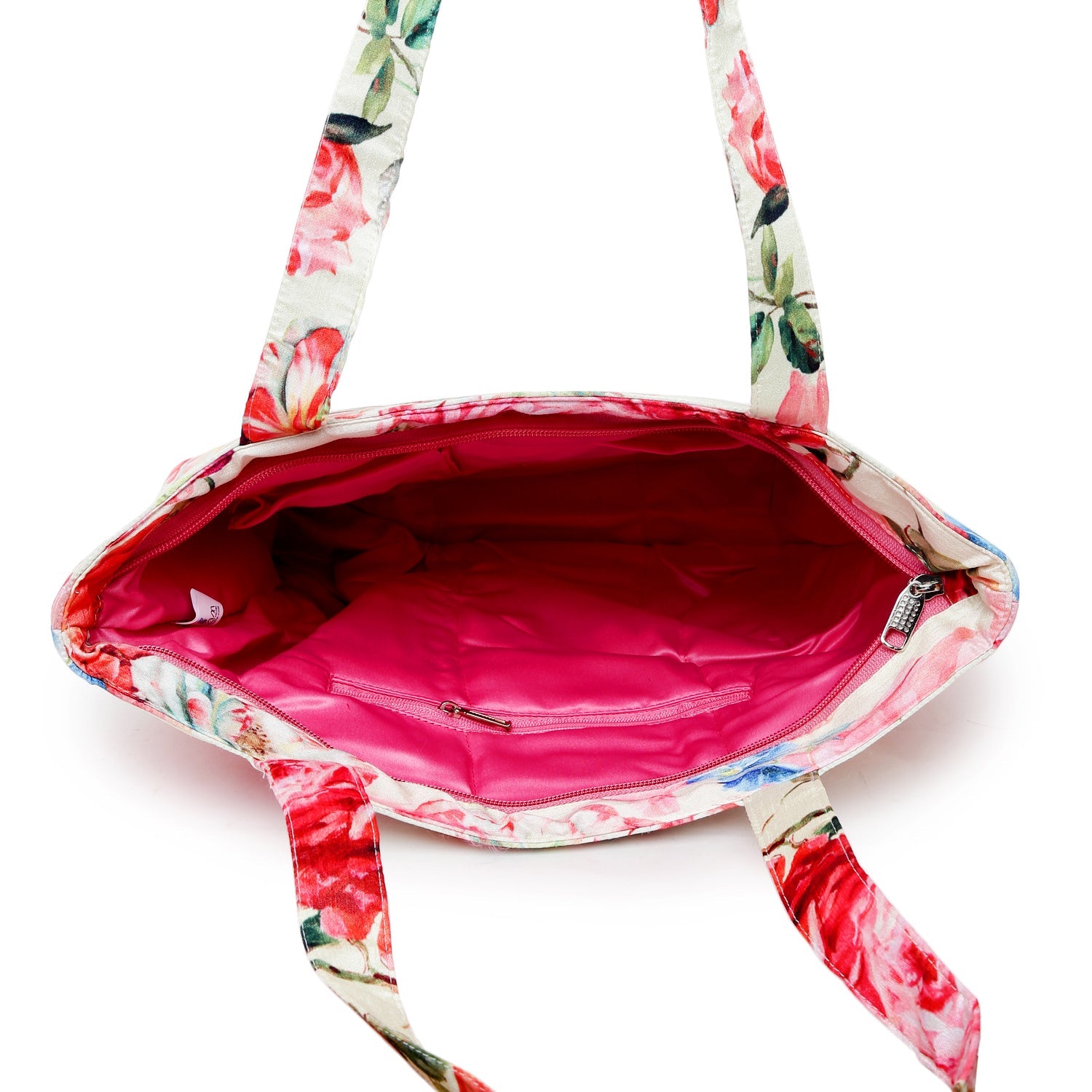 Bloom Boldly - Pink Floral Tote with Coordinated Stole