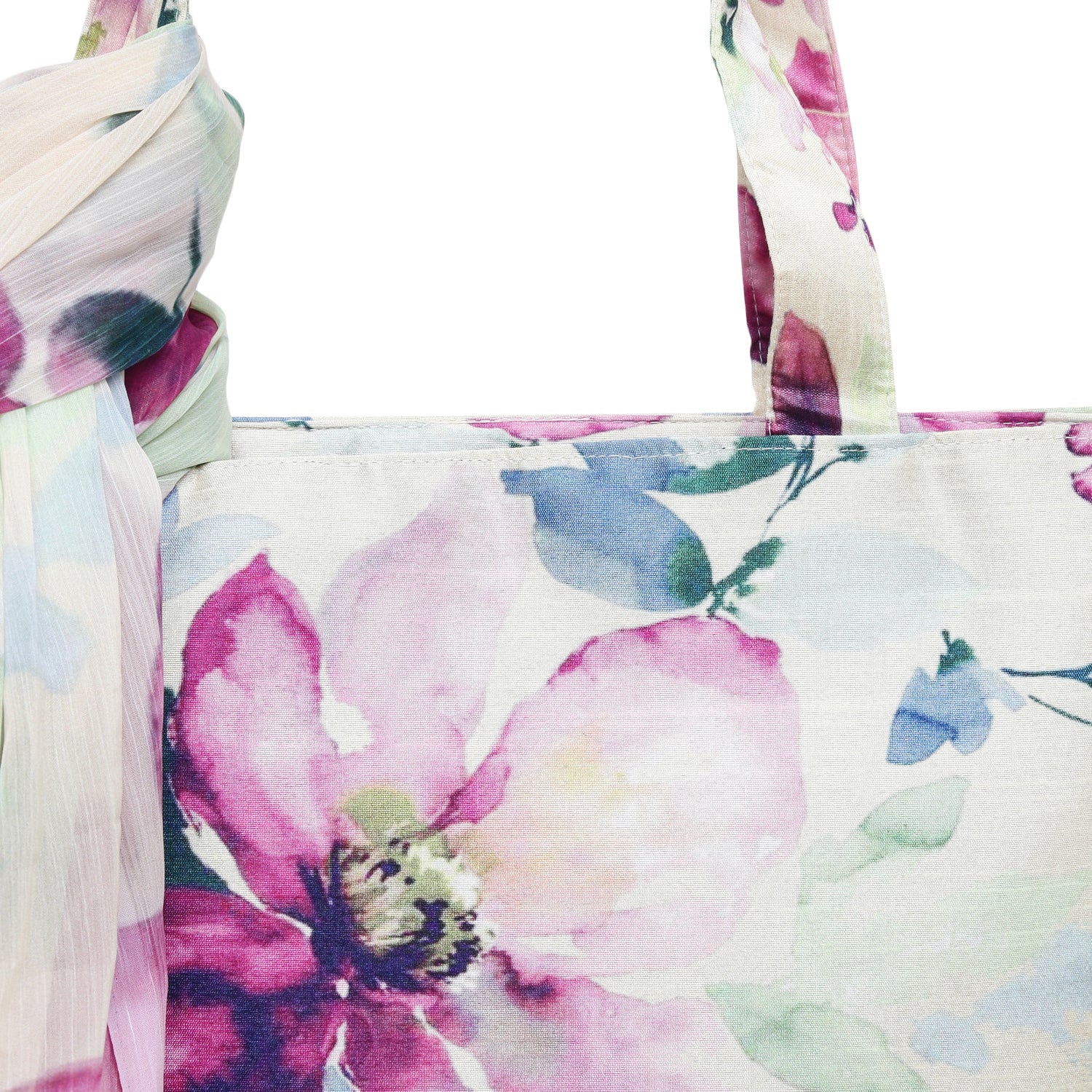 Petal Parade - Canvas Tote with Matching Floral Stole