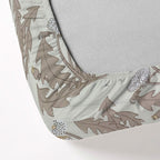 Earthy Botanical Ivory 200 TC Blended Cotton Bedsheet Set with Pillow Cover
