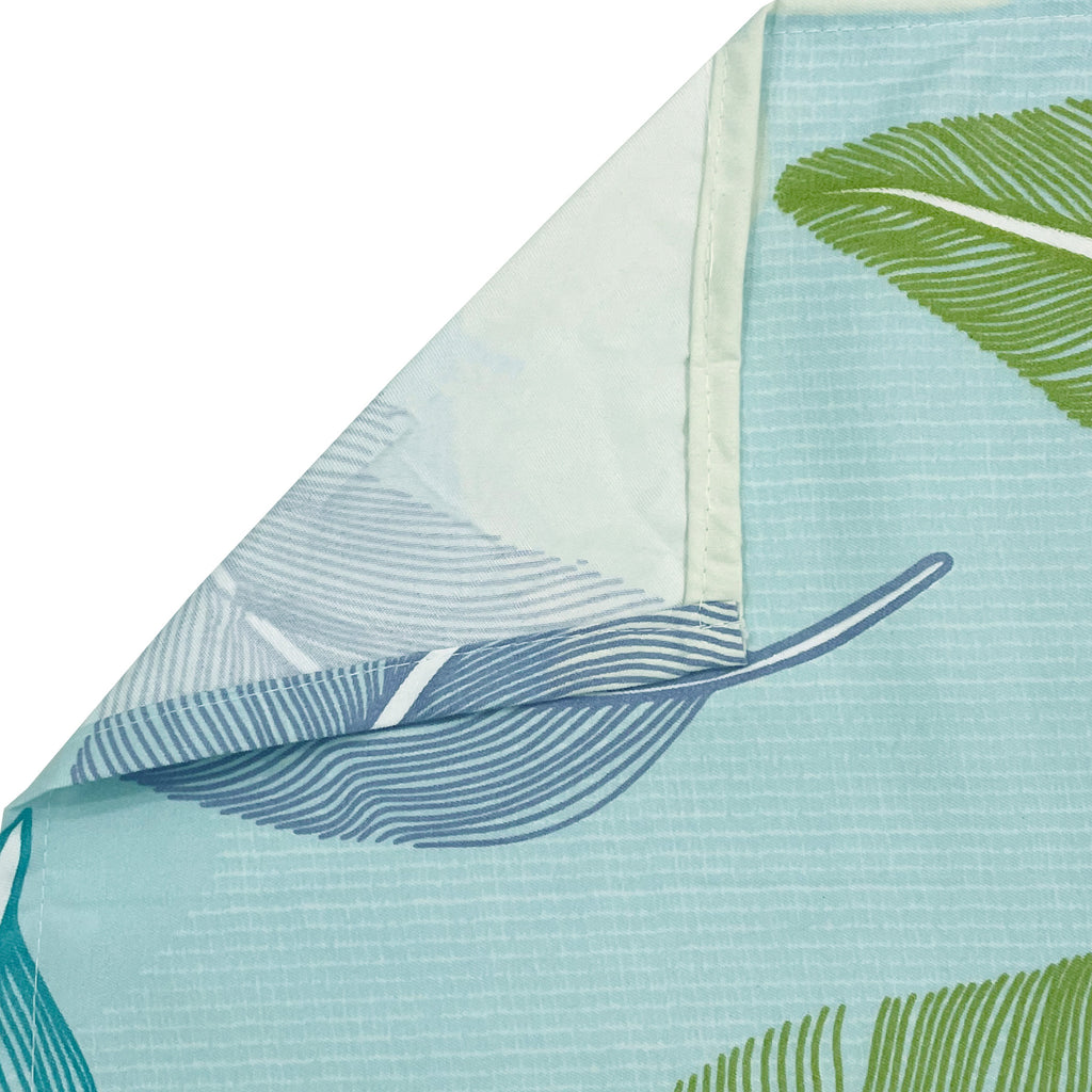 Aqua Canopy 200 TC Blended Cotton Bedsheet Set with Pillow Cover