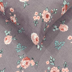 Petite Rose Mauve 200 TC Blended Cotton Bedsheet Set with Pillow Cover