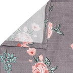 Petite Rose Mauve 200 TC Blended Cotton Bedsheet Set with Pillow Cover