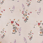 Blush Sprig Beige 200 TC Blended Cotton Bedsheet Set with Pillow Cover
