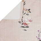 Blush Sprig Beige 200 TC Blended Cotton Bedsheet Set with Pillow Cover