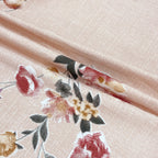 Blush Sprig Beige 200 TC Blended Cotton Bedsheet Set with Pillow Cover