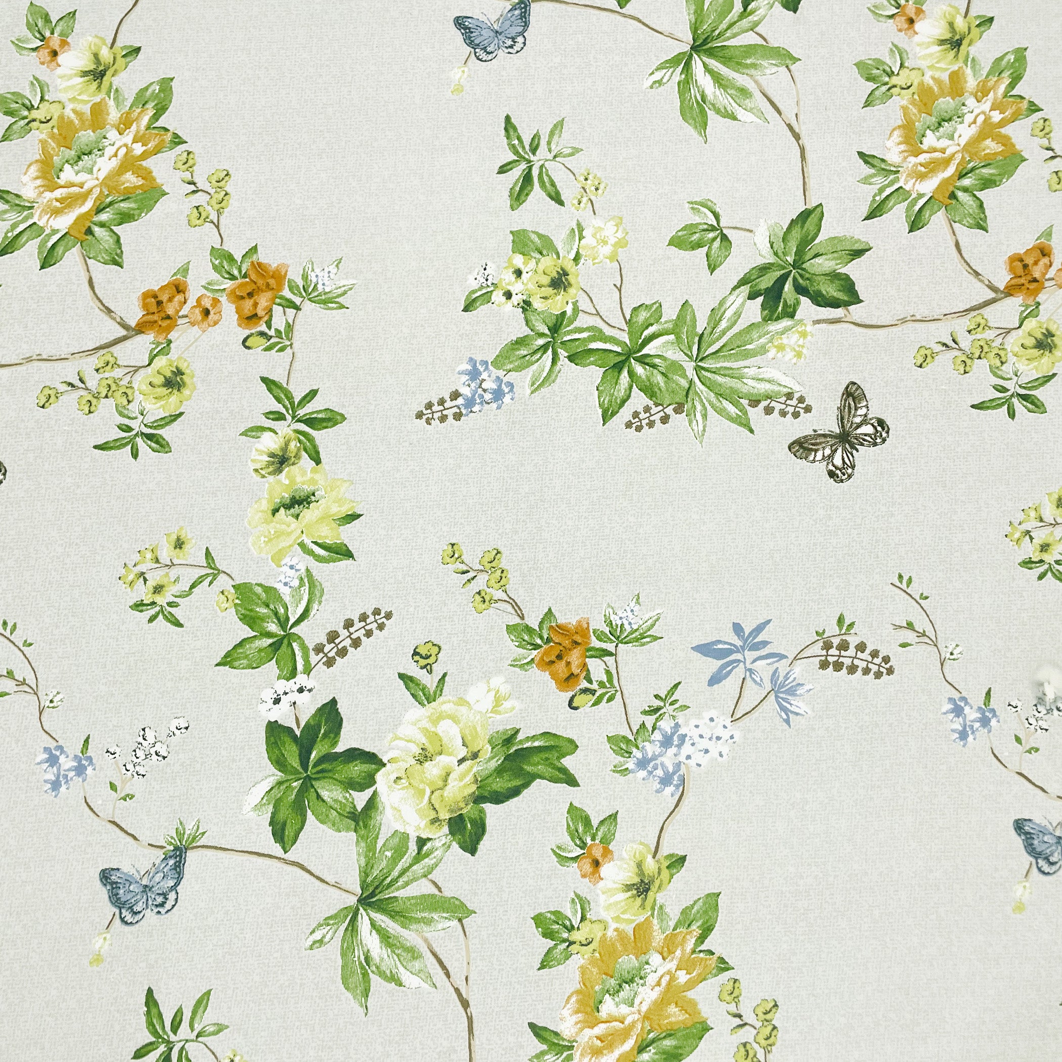 Garden Vine Ivory 200 TC Blended Cotton Bedsheet Set with Pillow Cover