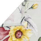 Botanical Bloom Multicolour 200 TC Blended Cotton Bedsheet Set with Pillow Cover