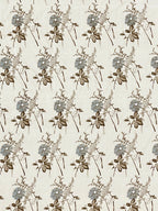 Ivory Meadow Sketch 144 TC Pure Cotton Bedsheet Set with Pillow Cover