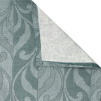 Heather Fern - 210TC Blue Cotton King Fitted Bedsheet (72x78x10 Inches)