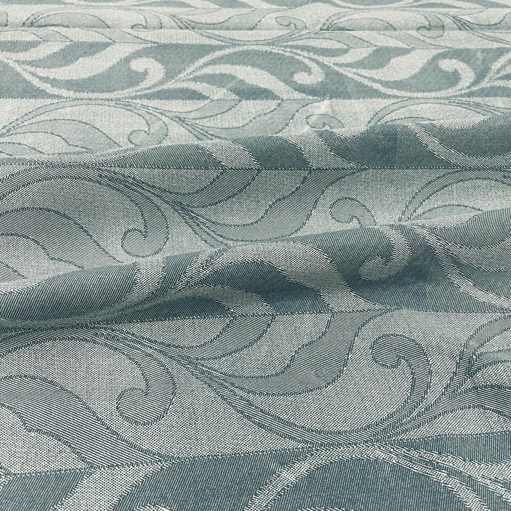 Heather Fern - 210TC Blue Cotton King Fitted Bedsheet (72x78x10 Inches)