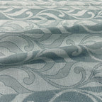 Heather Fern - 210TC Blue Cotton King Fitted Bedsheet (72x78x10 Inches)