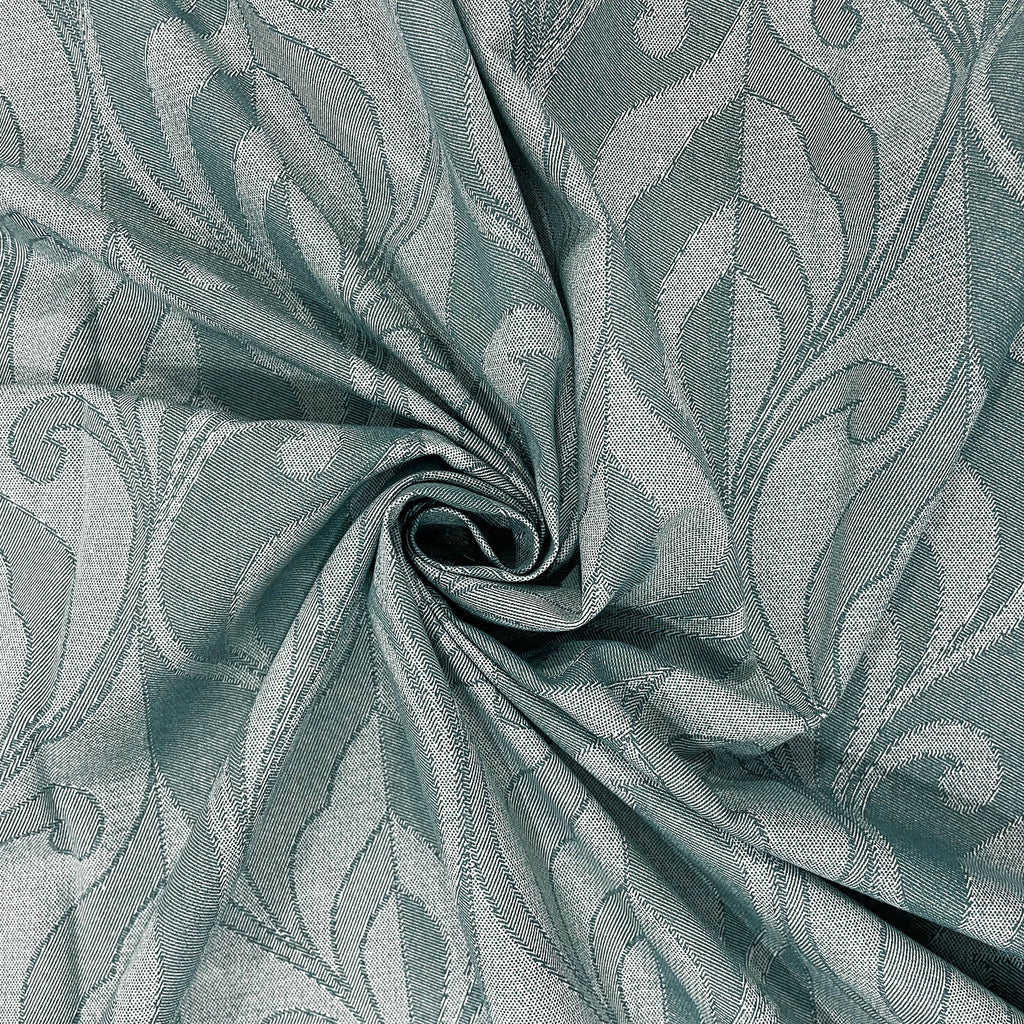 Heather Fern - 210TC Blue Cotton King Fitted Bedsheet (72x78x10 Inches)