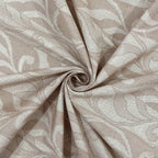 Peach Fern - 210TC Pure Cotton King Fitted Bedsheet (72x78x10 Inches)