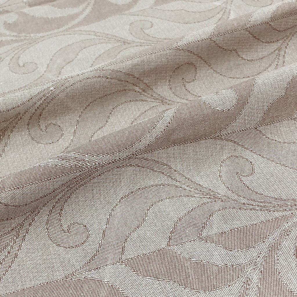 Peach Fern - 210TC Pure Cotton King Fitted Bedsheet (72x78x10 Inches)