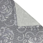 Lavender Swirl - 210TC Pure Cotton Queen Fitted Bedsheet (60x73x10 Inches)