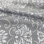 Lavender Swirl - 210TC Pure Cotton Queen Fitted Bedsheet (60x73x10 Inches)