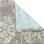 Brown Swirl - 210TC Pure Cotton King Fitted Bedsheet (72x78x10 Inches)
