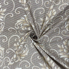 Brown Swirl - 210TC Pure Cotton King Fitted Bedsheet (72x78x10 Inches)