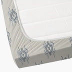 Sandy Dunes - 210TC Pure Cotton Queen Fitted Bedsheet (60x73x10 Inches)