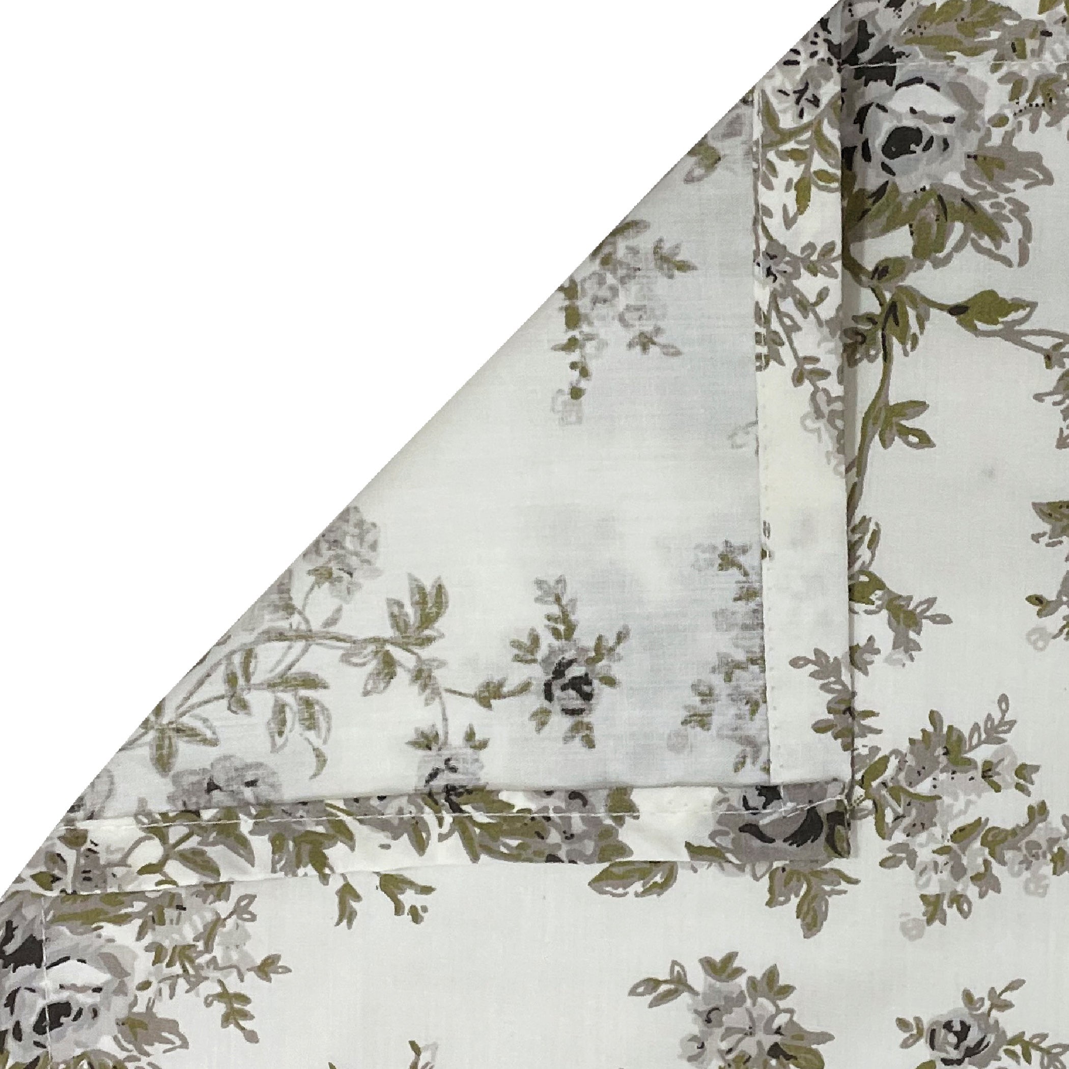 Grey Charm - 250TC Pure Cotton Super King Bedsheet (108x108 Inches)