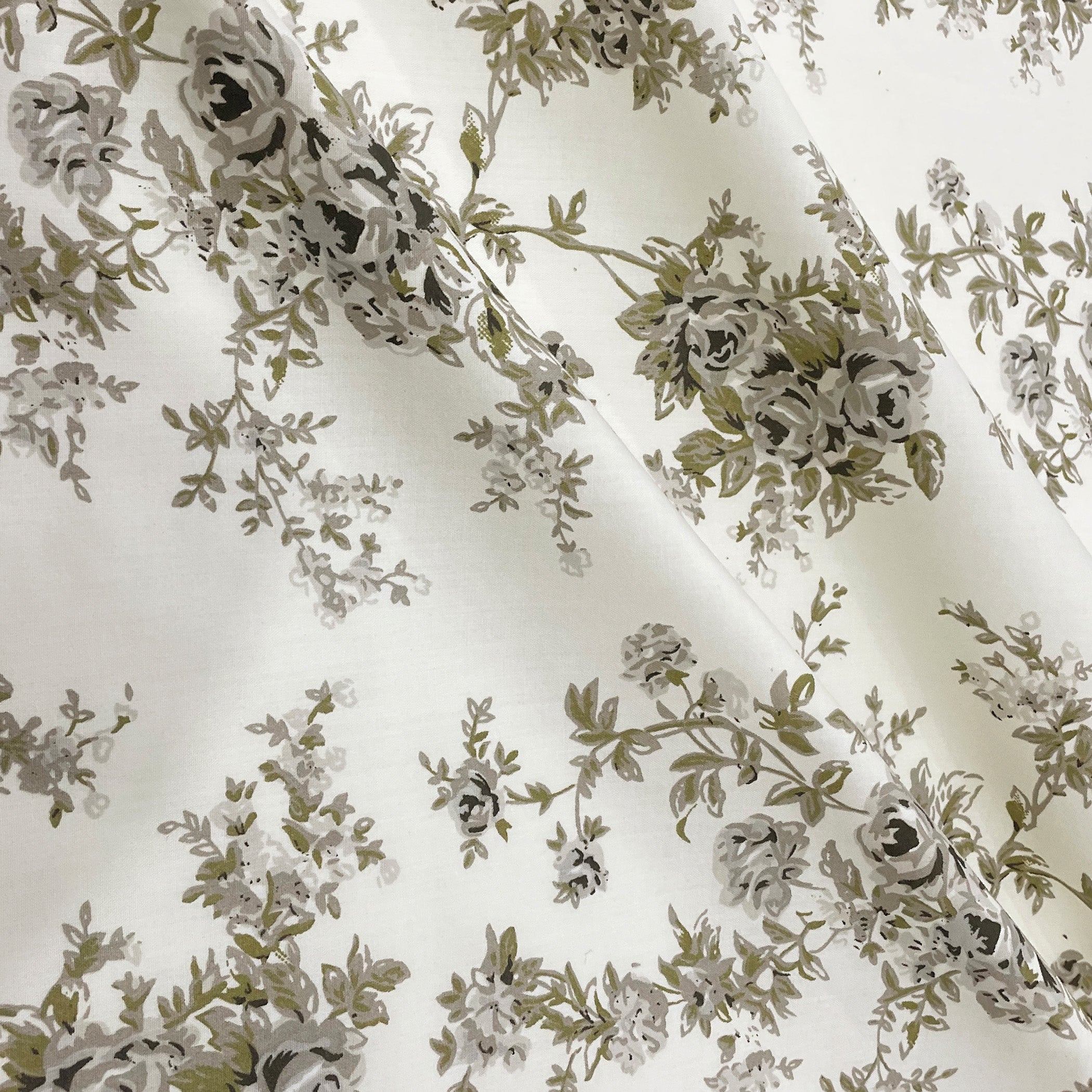 Grey Charm - 250TC Pure Cotton Super King Bedsheet (108x108 Inches)