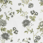 Olive Grace - 250TC Pure Cotton King Fitted Bedsheet (72x78x10 Inches)