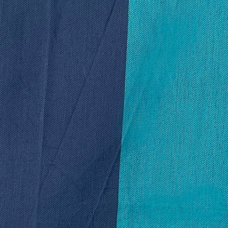 Coastal Current - Yarn-Dyed Turquoise Stripe Queen Fitted Bedsheet (60x73x10 Inches)