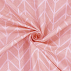 Blush Pink Minimal Geometric King Fitted Bedsheet with 2 Pillow Covers - Soft & Elegant (72x78x10 inches)