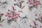 Blush Blossom Floral King Fitted Bedsheet with 2 Pillow Covers 200TC - Soft Pink Elegance (72x78x10 inches)