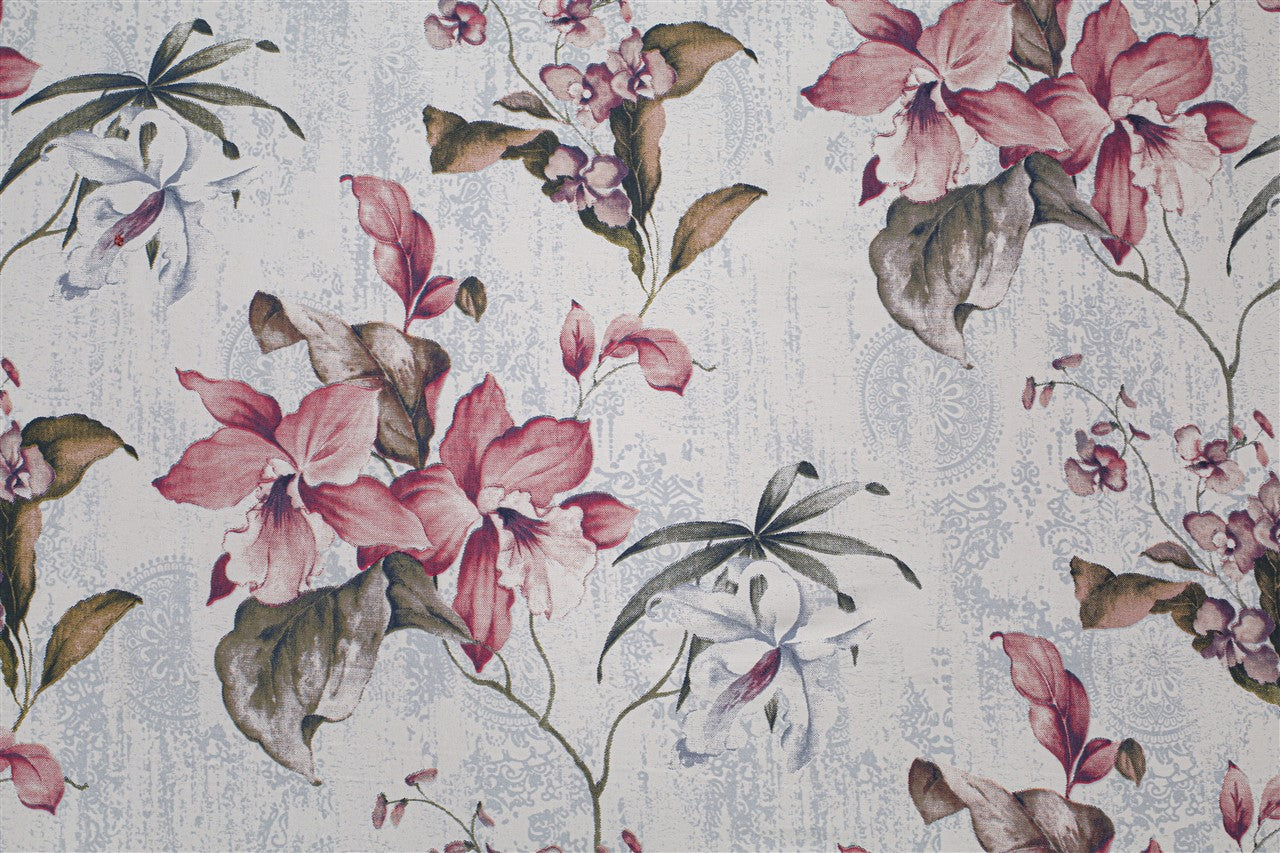 Blush Blossom Floral King Fitted Bedsheet with 2 Pillow Covers 200TC - Soft Pink Elegance (72x78x10 inches)