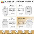 Rustic Kaleidoscope – 200TC Pure Cotton King Fitted Bedsheet (72x78x10 Inches)