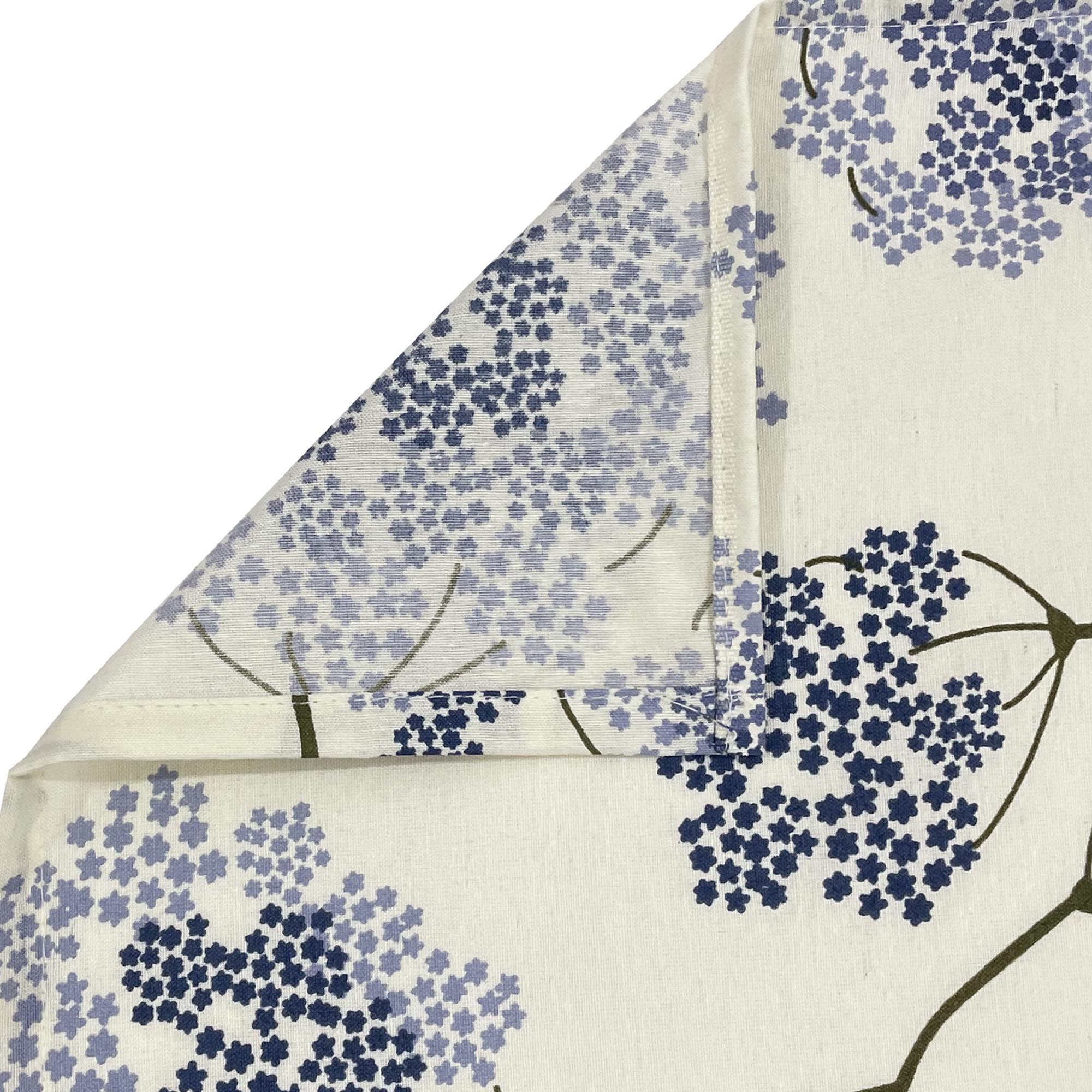Cream Floral Print Pure Cotton 144 TC King Fitted Bedsheet with 2 Pillow Covers (72x78x10 Inches)