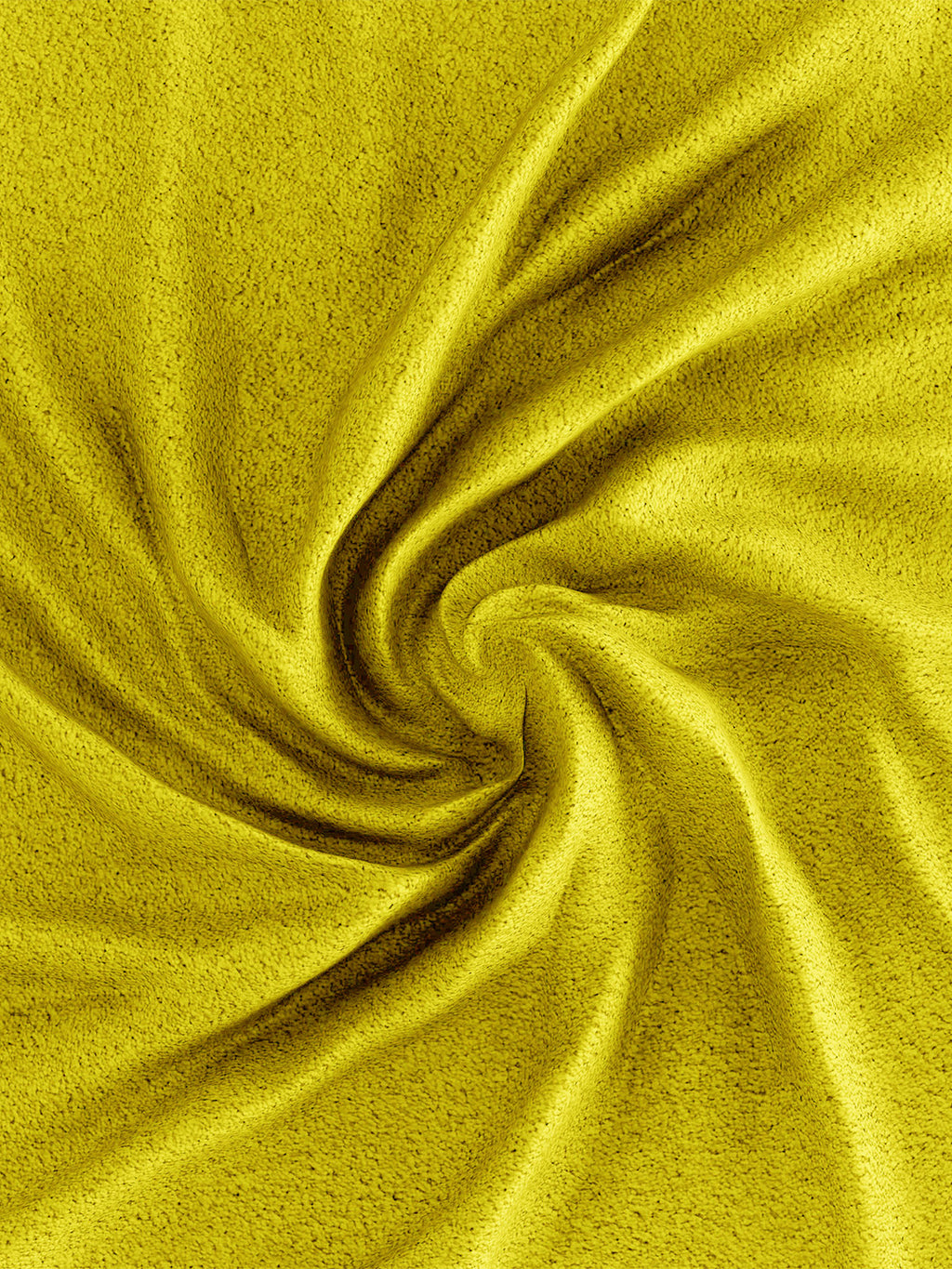 Solid Yellow Thermal King Fitted Bedsheet with 2 Matching Pillow Cover (72x78x10 inches)