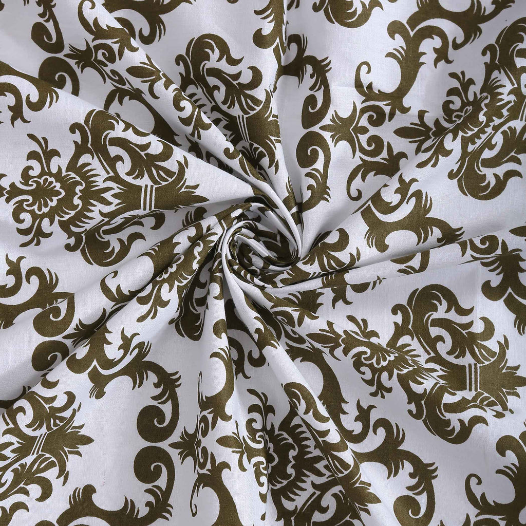 Regal Baroque Elegance 160TC Cotton Queen Fitted Bedsheet (60x73x10 Inches)